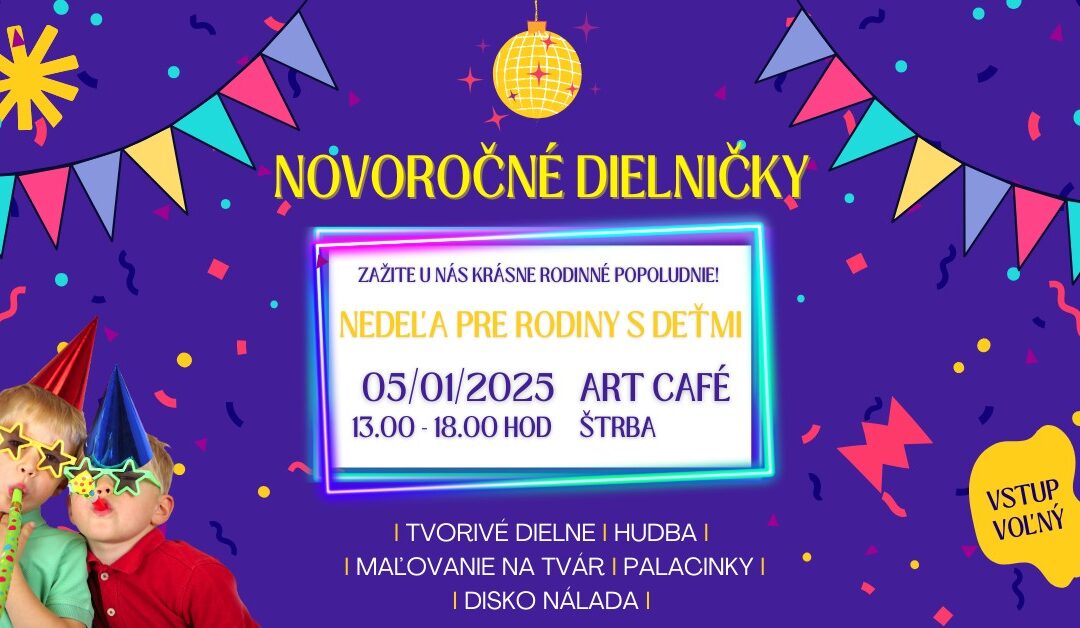 Novoročné dielničky v Art Café Štrba!